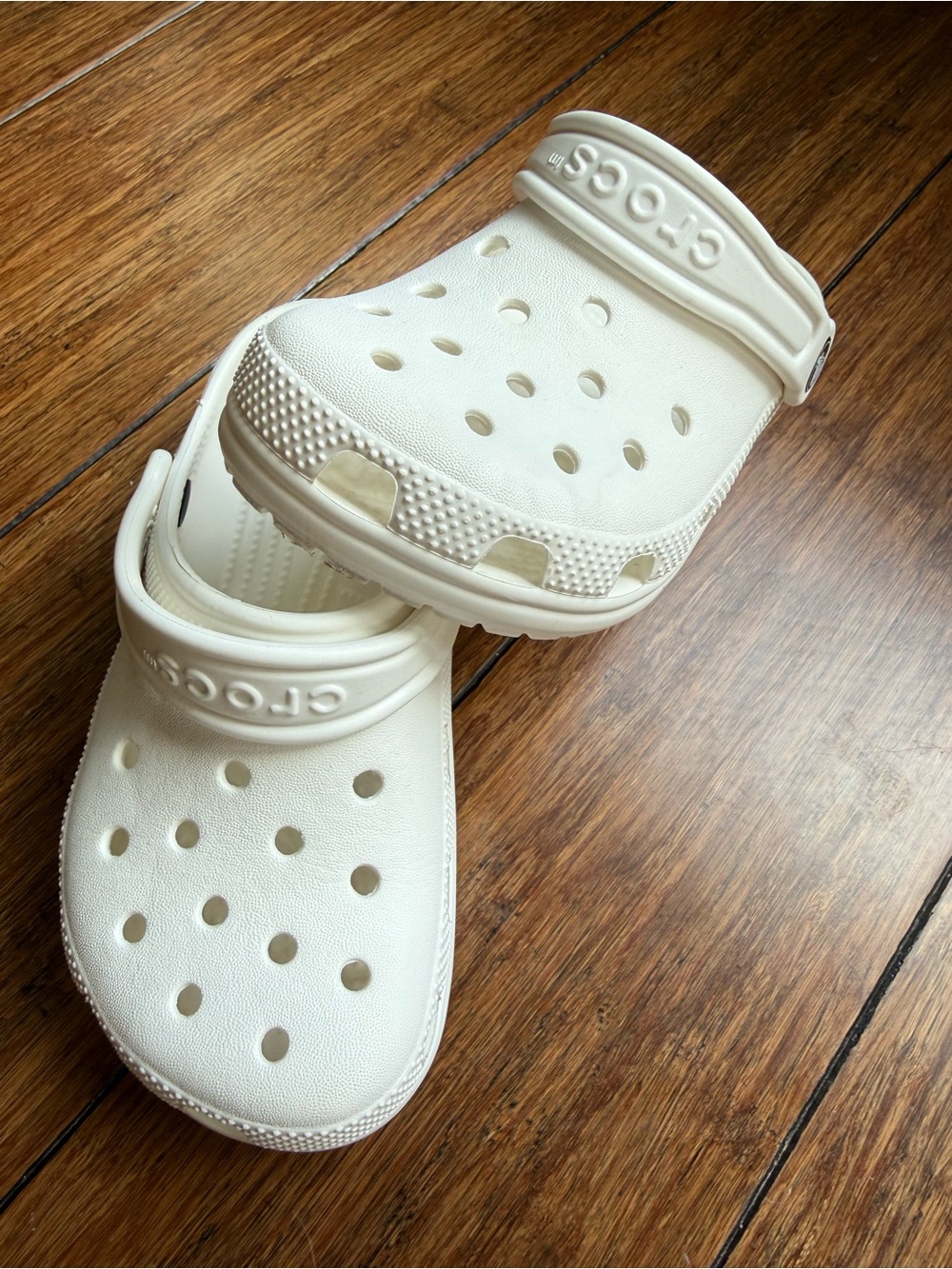Crocs Kids Classic Clogs White Unisex Size J1 / 1